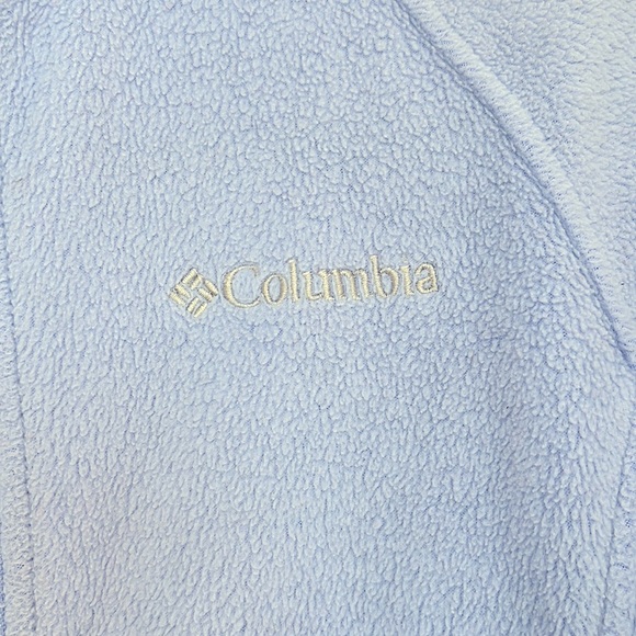 HOST PICK!! Columbia youth 10/12 periwinkle-purple polar fleece zipped j… - Picture 3 of 7